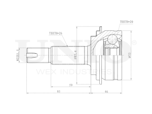 Outer CV joint photo