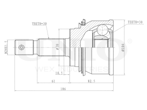 Outer CV joint photo