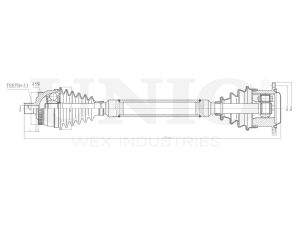 Front right drive shaft assembly photo