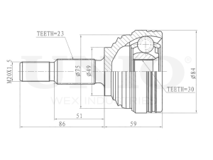 Outer CV joint photo