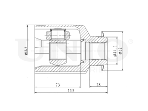 Right inner CV joint photo