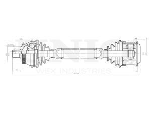 Front drive shaft photo