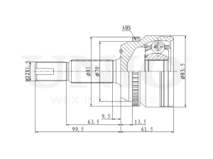 Outer CV joint photo