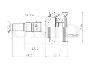 Outer CV joint photo