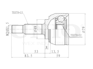Outer CV joint photo