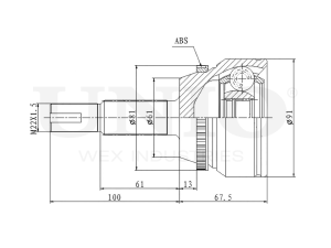 Outer CV joint photo