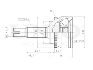 ШРУС внешний photo