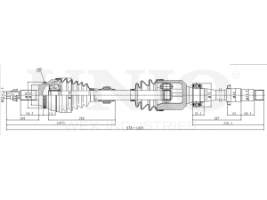 Front right drive shaft assembly photo
