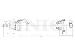 Привод в сборе передний левый  photo