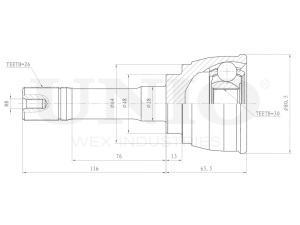 ШРУС внешний photo