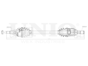 Front left drive shaft assembly photo