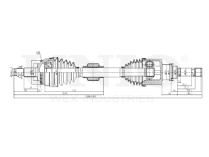 Front right drive shaft assembly photo