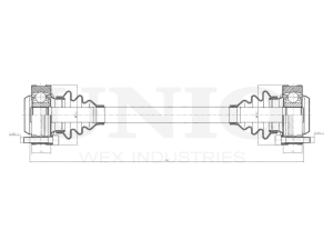 Rear left/right drive shaft assembly photo