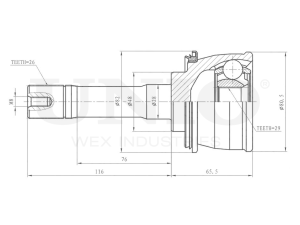 Outer CV joint photo