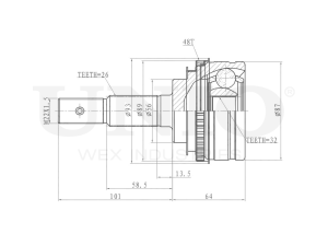ШРУС внешний photo