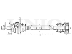 Front right drive shaft assembly photo