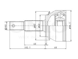ШРУС внешний photo