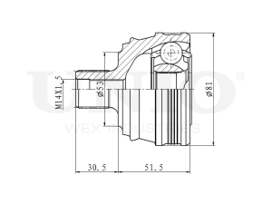 Outer CV joint photo