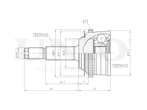 Outer CV joint photo