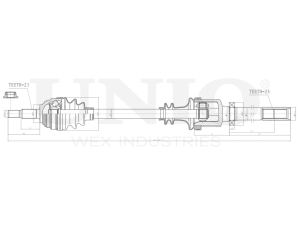 Front right drive shaft assembly photo