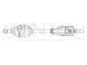 Привод в сборе передний левый  photo