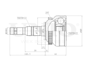Outer CV joint photo