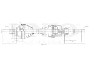 Front right drive shaft assembly photo