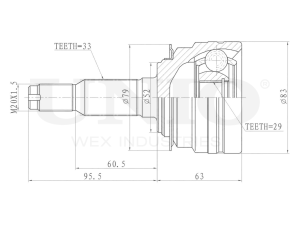 Outer CV joint photo