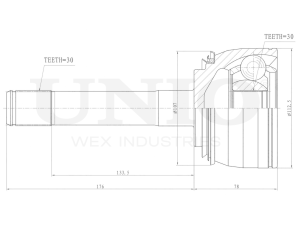 Outer CV joint photo