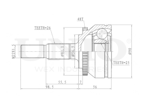 Outer CV joint photo