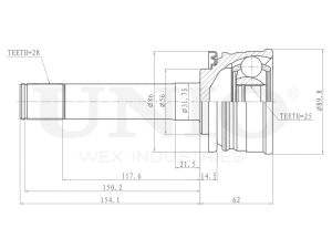 ШРУС внешний photo