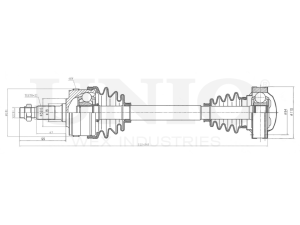 Front left/right drive shaft assembly photo