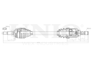 Front left drive shaft assembly photo