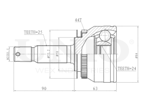 Outer CV joint photo