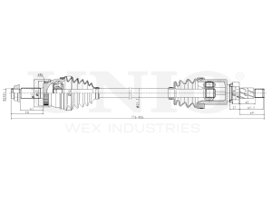 Rear left drive shaft assembly photo