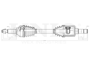 Front left drive shaft assembly photo