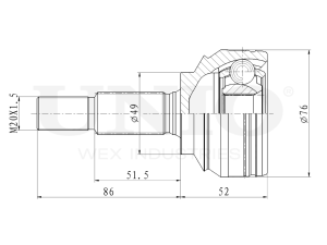 Outer CV joint photo