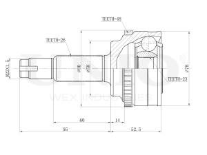 Outer CV joint photo