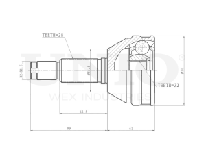 Outer CV joint photo
