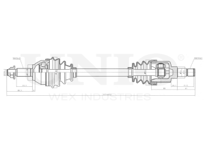 Front left drive shaft assembly photo