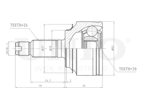 Outer CV joint photo