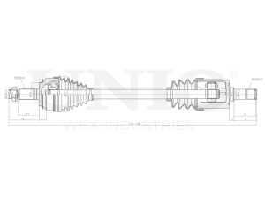 Front left drive shaft assembly photo
