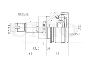Outer CV joint photo
