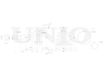 картинка ШРУС внешний от UNIO