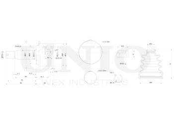 картинка ШРУС внешний от UNIO