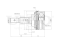 Outer CV joint thumb