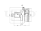 Outer CV joint thumb