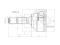 Outer CV joint thumb