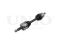Front left drive shaft assembly thumb