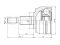 Outer CV joint thumb